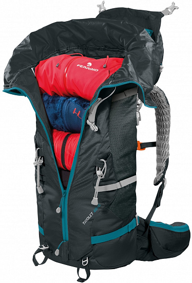 Рюкзак Ferrino Triolet 48+5 Black - Фото 3 большая
