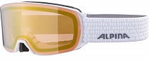 Горнолыжная маска Alpina Nakiska QVM White/Gold