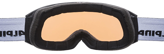 Горнолыжная маска Alpina Nakiska QVM Black Matt/Blue - Фото 2 большая
