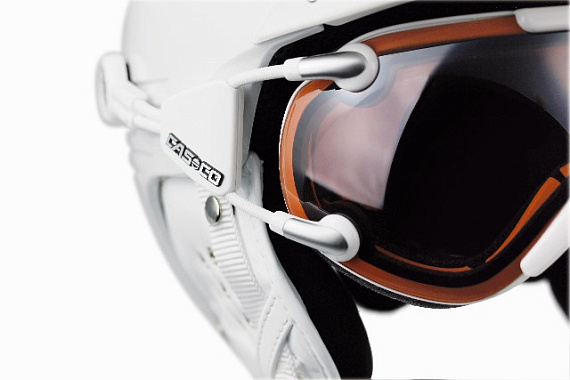 Горнолыжная маска Casco FX70 Vautron White - Фото 3 большая