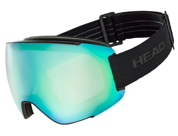 Горнолыжная маска Head Magnify 5K Photo Black/Green - Фото 3 большая