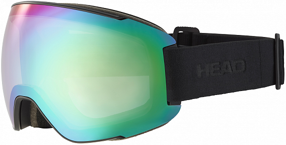 Горнолыжная маска Head Magnify 5K Photo Black/Green - Фото 1 большая