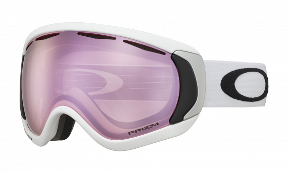 Горнолыжная маска Oakley Canopy Matte White/Prizm Hi Pink Iridium - Фото 1 большая