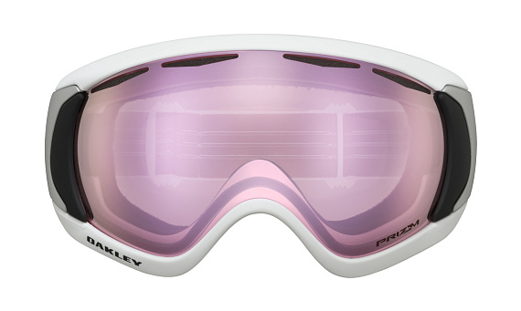 Горнолыжная маска Oakley Canopy Matte White/Prizm Hi Pink Iridium - Фото 2 большая