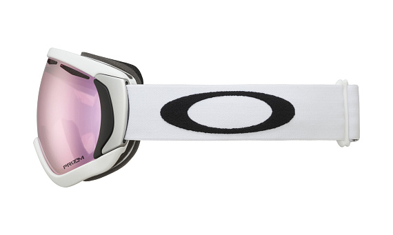Горнолыжная маска Oakley Canopy Matte White/Prizm Hi Pink Iridium - Фото 4 большая