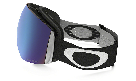 Горнолыжная маска Oakley Flight Deck Matte Black/Prizm Sapphire Iridium - Фото 4 большая