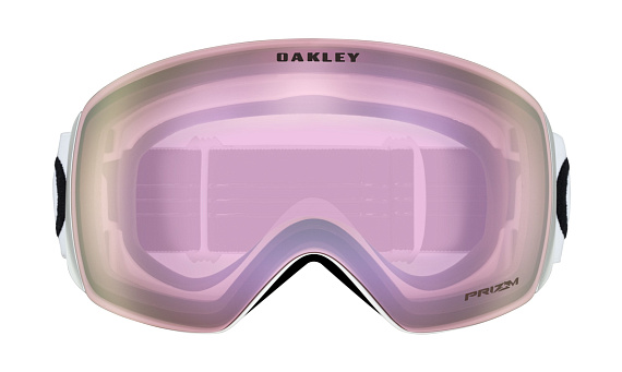 Горнолыжная маска Oakley Flight Deck L Matte White/Prizm Hi Pink Iridium - Фото 2 большая
