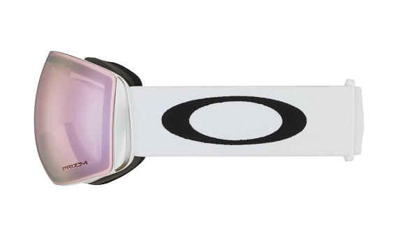 Горнолыжная маска Oakley Flight Deck L Matte White/Prizm Hi Pink Iridium - Фото 4 большая