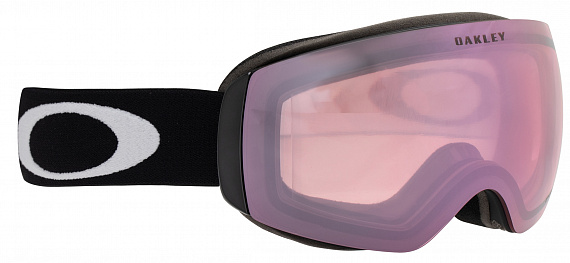 Горнолыжная маска Oakley Flight Deck M Matte Black/Prizm Hi Pink Iridium - Фото 1 большая