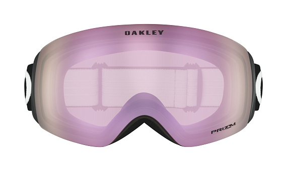 Горнолыжная маска Oakley Flight Deck M Matte Black/Prizm Hi Pink Iridium - Фото 3 большая
