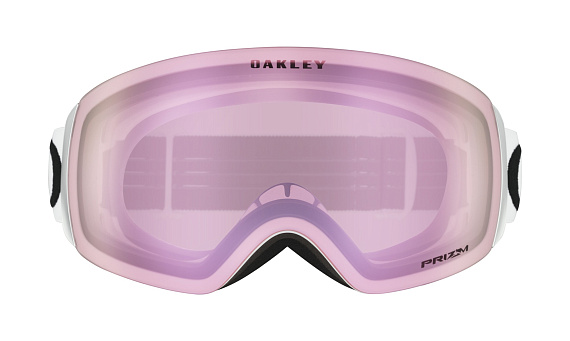 Горнолыжная маска Oakley Flight Deck M Matte White/Prizm Hi Pink Iridium - Фото 7 большая