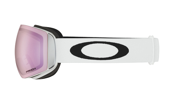 Горнолыжная маска Oakley Flight Deck M Matte White/Prizm Hi Pink Iridium - Фото 9 большая