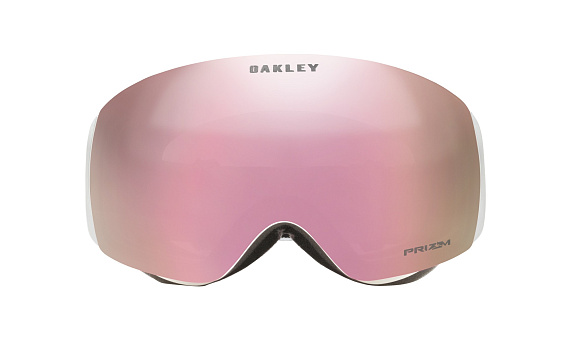 Горнолыжная маска Oakley Flight Deck M Matte White/Prizm Hi Pink Iridium - Фото 3 большая