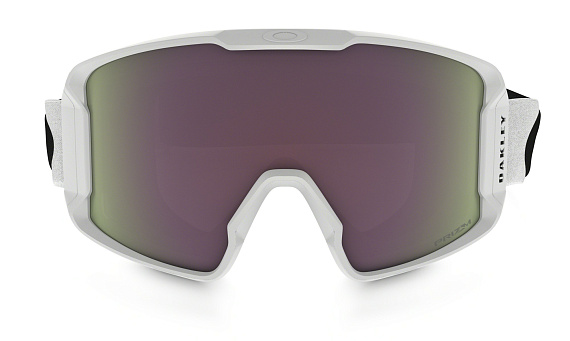 Горнолыжная маска Oakley Line Miner Matte White/Prizm Hi Pink Iridium - Фото 2 большая