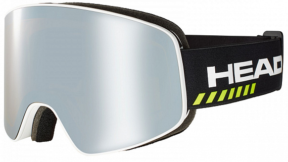 Горнолыжная маска Head Horizon Race Dh White/Black/Silver-Brown - Фото 1 большая