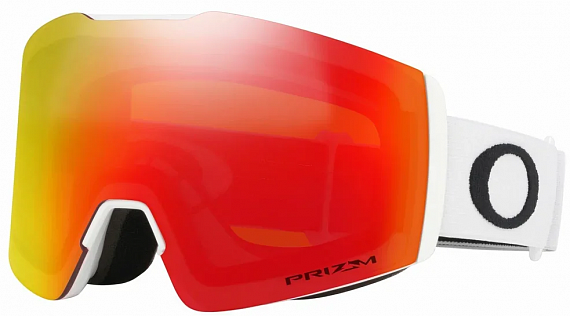 Горнолыжная маска Oakley Fall Line Xm White/Prizm Snow Torch Iridium - Фото 1 большая
