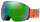 Горнолыжная маска Oakley Flight Deck Xl Factory Pilot Orange Dark Brush/Prizm Snow Jade Iridium - Фото 1 малая