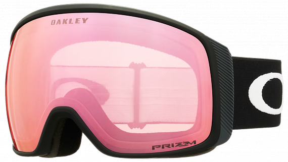 Горнолыжная маска Oakley Flight Tracker L Matte Black/Prizm Snow Hi Pink - Фото 1 большая