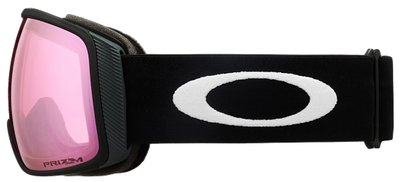 Горнолыжная маска Oakley Flight Tracker L Matte Black/Prizm Snow Hi Pink - Фото 4 большая