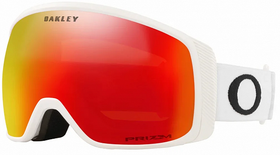 Горнолыжная маска Oakley Flight Tracker Xm Matte White/Prizm Snow Torch Iridium - Фото 1 большая