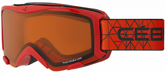 Горнолыжная маска Cebe Bionic Red Orange - Фото 1 большая