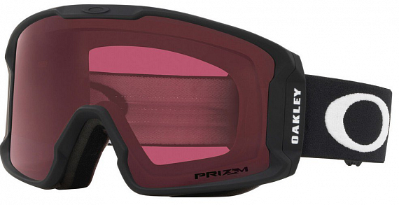 Горнолыжная маска Oakley Line Miner XM Matte Black/Prizm Snow Dark Grey - Фото 1 большая