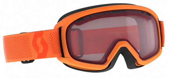 Горнолыжная маска детская Scott Witty Neon Orange/ Enhancer - Фото 1 большая