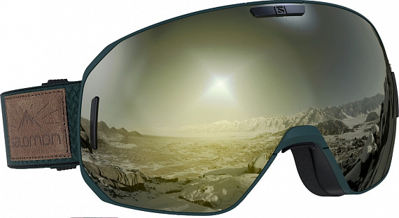 Горнолыжная маска Salomon S/MAX Sigma GreenGa/Sol BkGold - Фото 1 большая