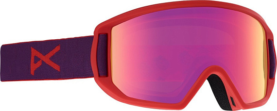 Горнолыжная маска детская Anon Relapse Jr MFI Purple/Pink Amber - Фото 2 большая