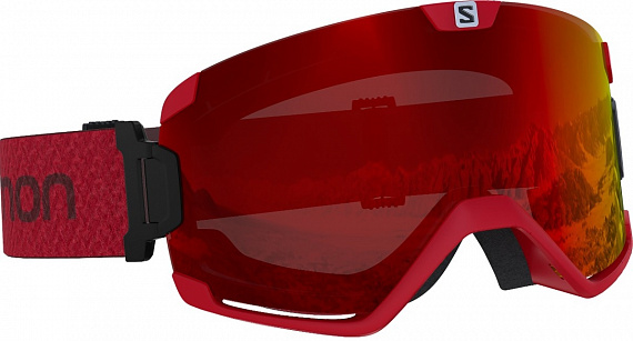Горнолыжная маска Salomon Cosmic Matador/Univ.Mid Red - Фото 1 большая