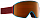 Горнолыжная маска Anon M4 Cylindrical Maroon/Prcv Sun Brnz - Фото 1 малая
