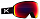 Горнолыжная маска Anon M4 Toric Black/Prcv Sun Red - Фото 1 малая