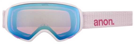 Горнолыжная маска Anon Wm1 W/Spr White/Prcv Cldy Pink - Фото 2 большая