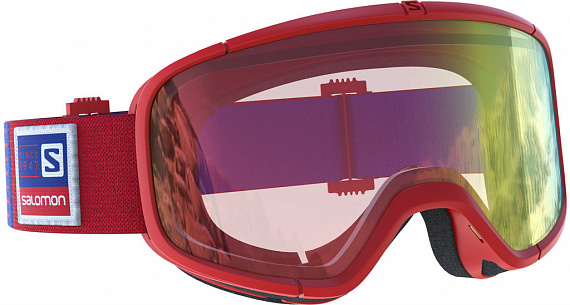 Горнолыжная маска Salomon Four Seven Photo Red/AW Red - Фото 1 большая