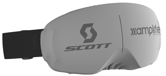 Горнолыжная маска Scott LCG Evo LS Black/Light Sensitive Blue Chrome - Фото 4 большая