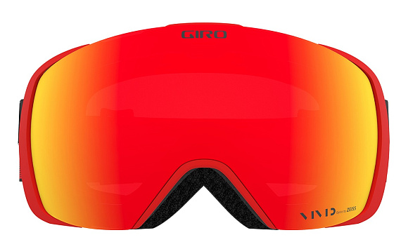 Горнолыжная маска Giro Contact Black Red Label - Фото 2 большая