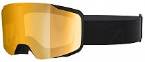 Горнолыжная маска Alpina Taos Qv Black Matt/Qv Gold