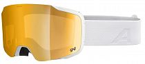 Горнолыжная маска Alpina Taos Qv White Matt/Qv Gold