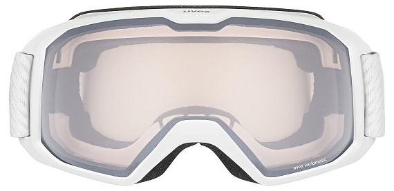 Горнолыжная маска Uvex Xcitd V White Matt/Silver - Фото 2 большая