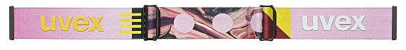 Горнолыжная маска Uvex Evidnt Attract White Matt/Rose - Фото 4 большая