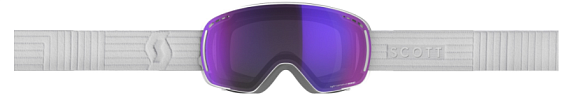 Горнолыжная маска Scott LCG Compact LS White/Light Sensitive Blue Chrome - Фото 2 большая