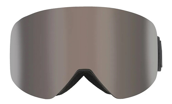 Горнолыжная маска Scout Derby Otg Shiny Black/Smoke And Yellow Lens - Фото 3 большая