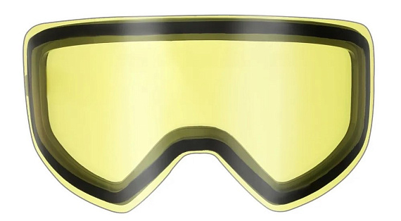 Горнолыжная маска Scout Derby Otg Shiny Black/Smoke And Yellow Lens - Фото 4 большая