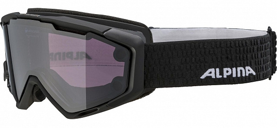 Горнолыжная маска Alpina Panoma Q S1 + SL Black S3 Magnetic Black Matt - Фото 1 большая