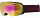 Горнолыжная маска Alpina Granby HM Pink sph. S2 Black/Cassis - Фото 1 малая