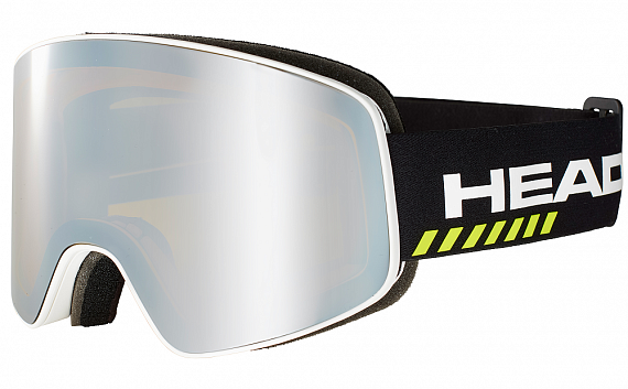 Горнолыжная маска Head Horizon Race + Sparelens White/Black/Silver-Brown - Фото 1 большая
