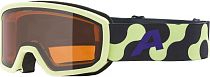 Горнолыжная маска детская Alpina Scarabeo Junior Sunny-Lime Matt/Orange S2