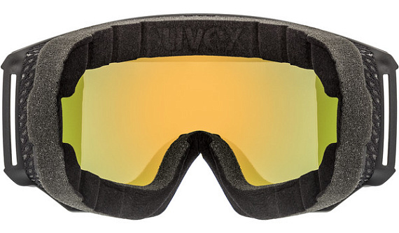 Горнолыжная маска Uvex Athletic Cv Black M Sl/Orang-Vista - Фото 3 большая