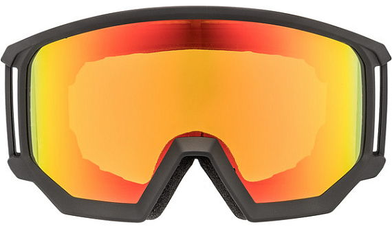 Горнолыжная маска Uvex Athletic Cv Black M Sl/Orang-Vista - Фото 4 большая