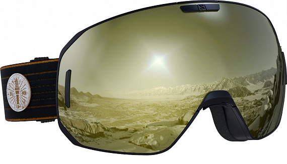 Горнолыжная маска Salomon S/Max Sigma Cafe R/Sol BkGold - Фото 1 большая